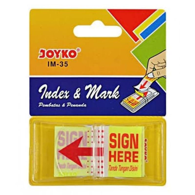 

Sign Here Joyko IM-35 / Memo Stick Tempel Penanda