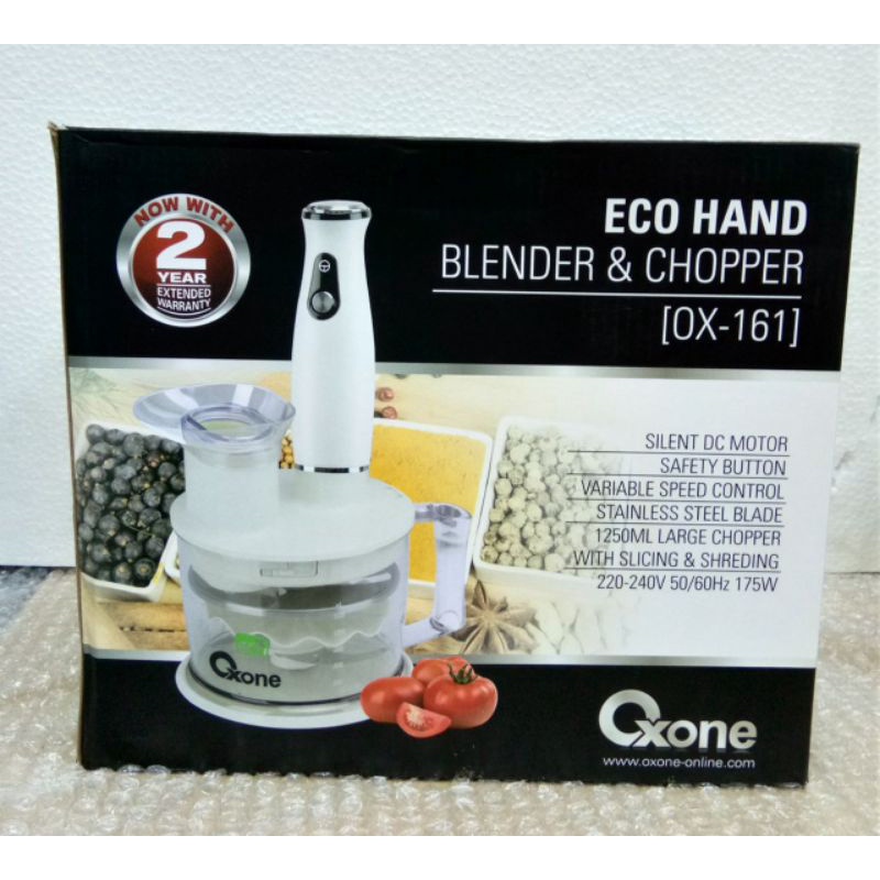 OXONE ECO HAND BLENDER CHOPPER OX 161 FOOD PROCESSOR
