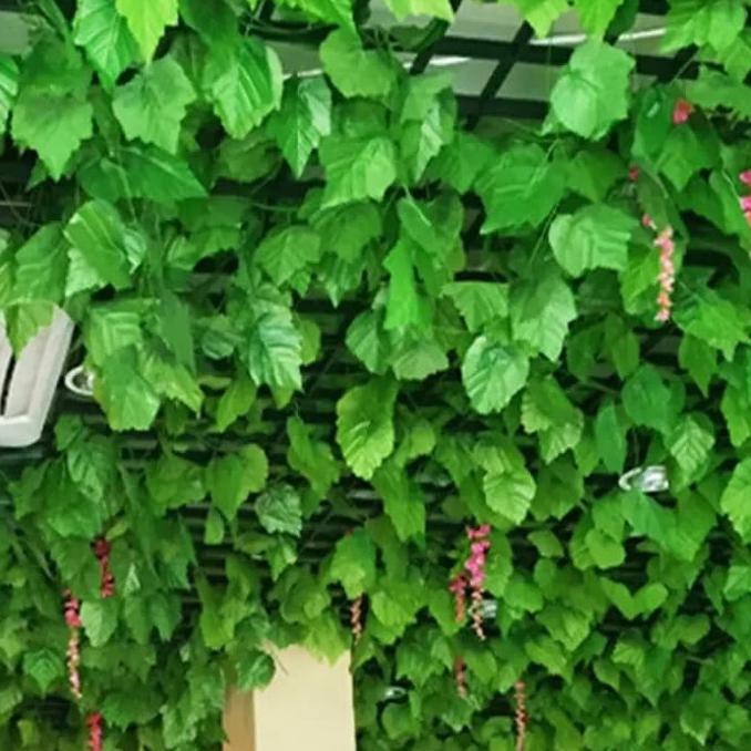 Daun Rambat Plastik/Daun Rambat Palsu Juntai Bunga Plastik Artificial - Panjang 115Cm