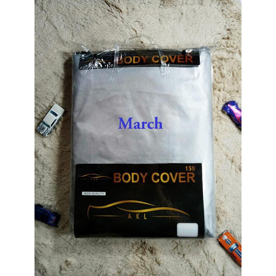 March Silver Coating Body Cover Mobil/Sarung Mobil/Selimut Mobil