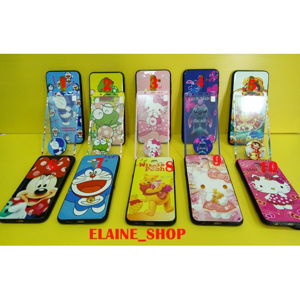 SOFTCASE KACA SAMSUNG J6+/J6 PLUS GAMBAR DISNEY KARAKTER