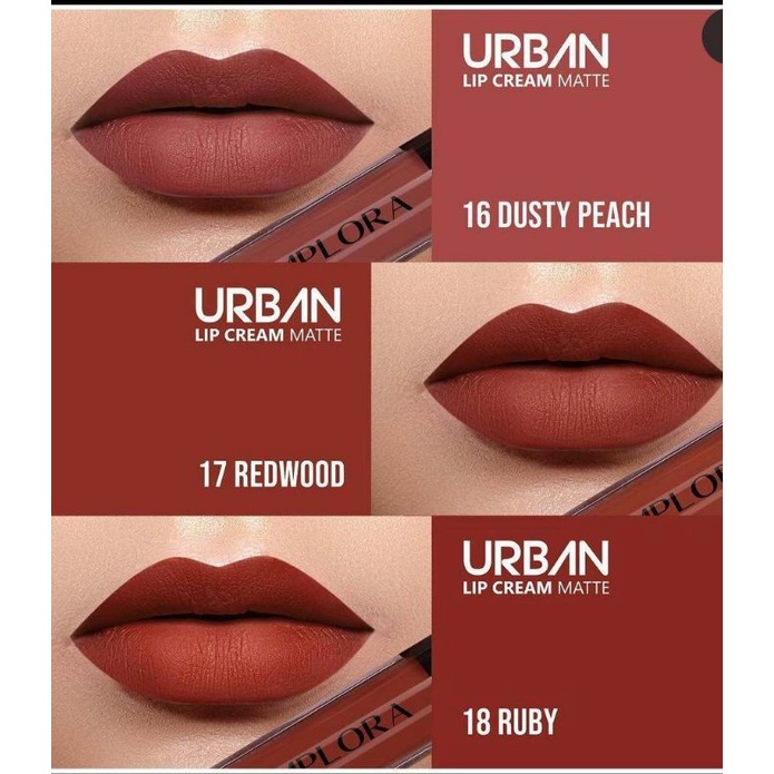 IMPLORA URBAN LIPCREAM MATTE 1-20 BPOM ORIGINAL 100%