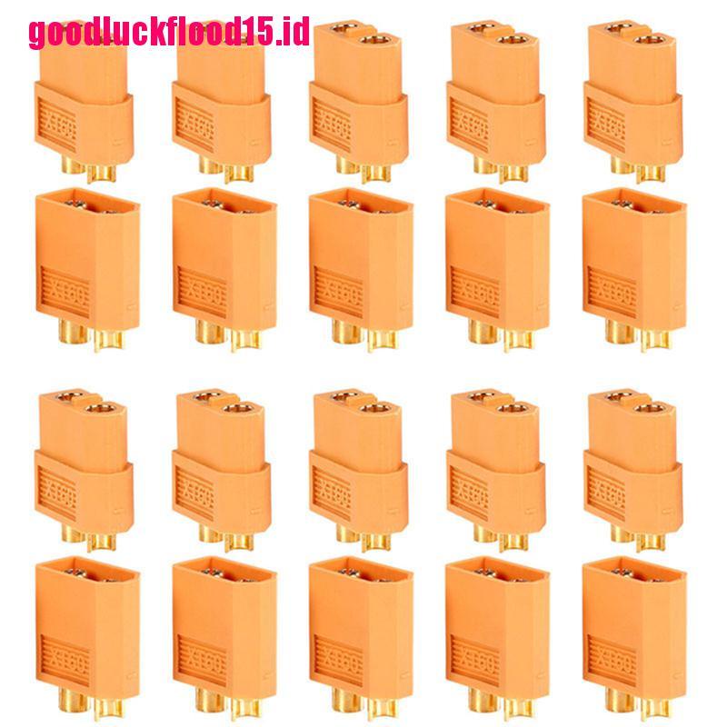 {LUCKID}20PCS 10 Pairs XT60 Male Female Bullet Connectors Plugs For RC Lipo Battery