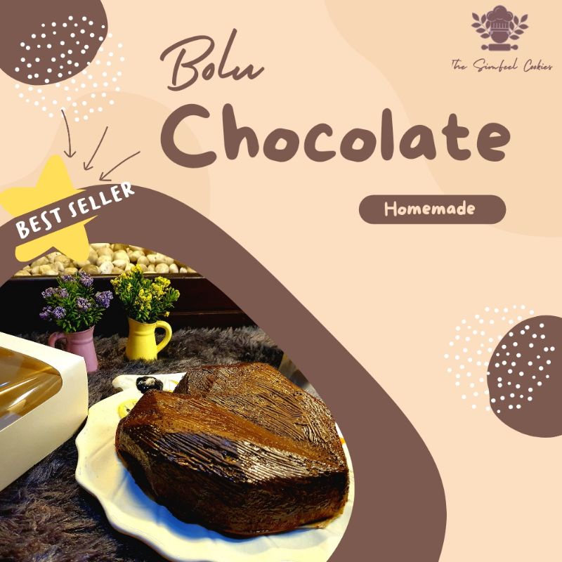 

Kue bolu jadul jadoel chocolate | coklat