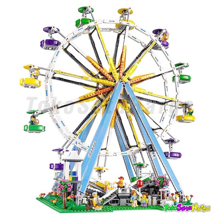 Brick Lepin 15012 City Street Creator Ferris Wheel - Good QC