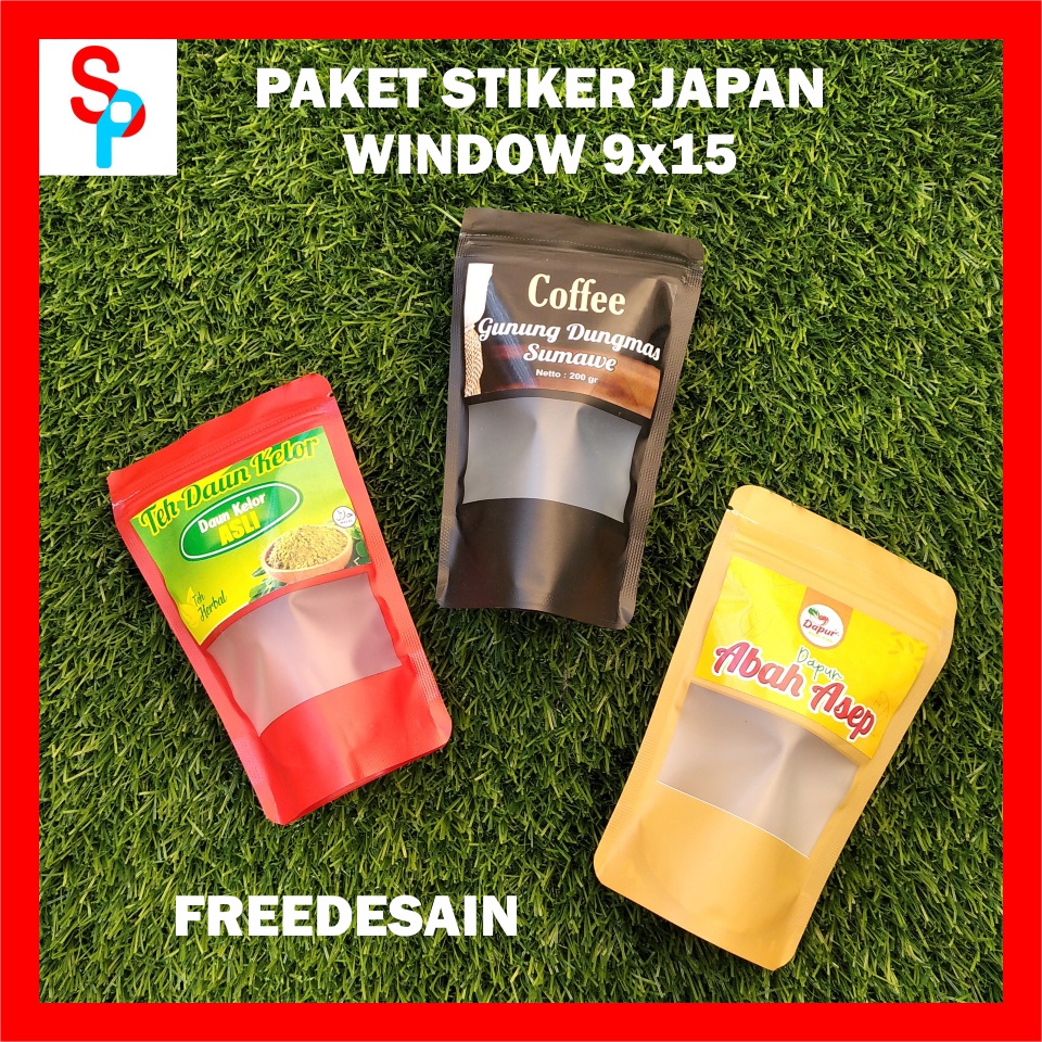 

Paket Kemasan + Stiker Japan Design 9X15 / 100PCS