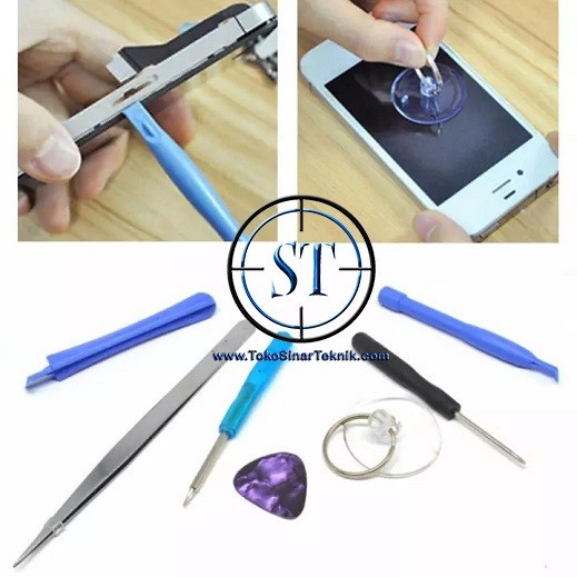Alat Bantu Pembuka HP Repairing Opening Tools Kit Set for Phone Elektronik Set 7 Pcs