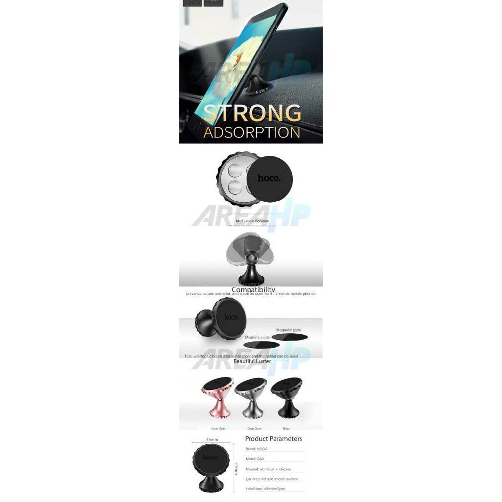 Hoco CA9 Full Metal Magnetic Car Holder for Smartphone