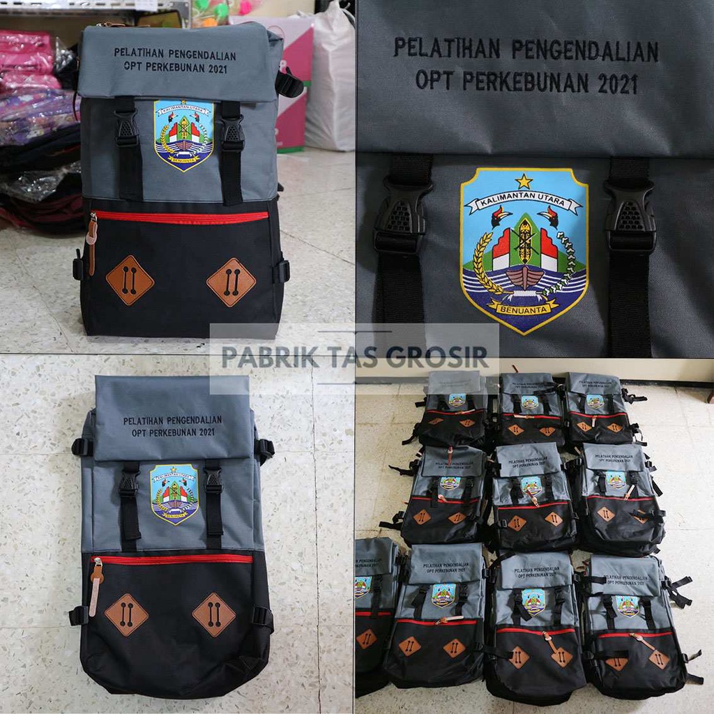 Jual Tas Grosir Backpack Kantor Pelatihan Pengendalian OPT Perkebunan 2021 Tas Punggung Pria Ransel