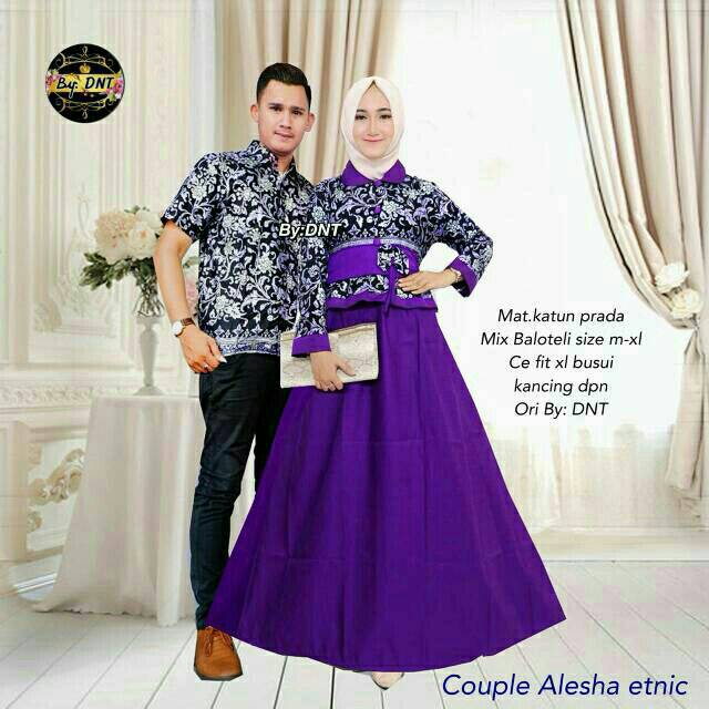 GROSIR BATIK PEKALONGAN COUPLE ALESHA ETNIC