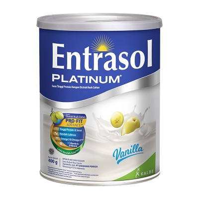 

Entrasol Platinum Susu Bubuk Nutrisi Dewasa Vanilla 400 g