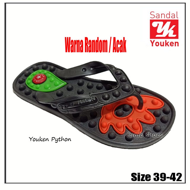 Youken Python 39-42 Sandal Kesehatan / Sandal Rematik / Sandal Rumah / Sandal Sehari-hari