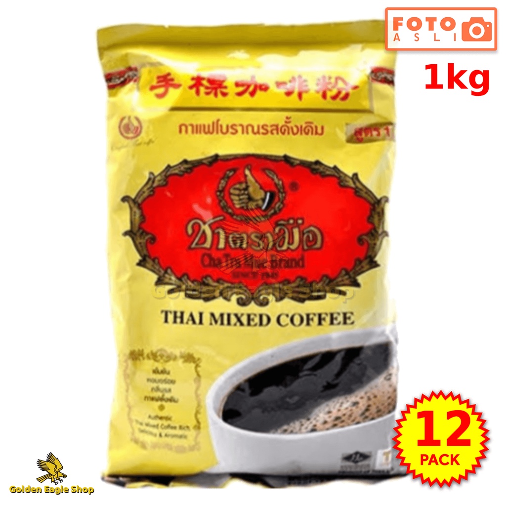 

[Isi 12 PACK] ChaTraMue Cha Tra Mue Thai Mixed Coffee (12 Pack x 1kg) 1kg