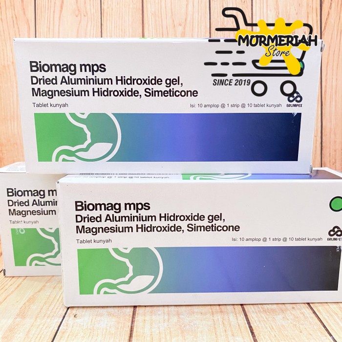 Jual Biomag Mps Box 100 Tablet Antasida Obat Maag And Lambung Indonesia