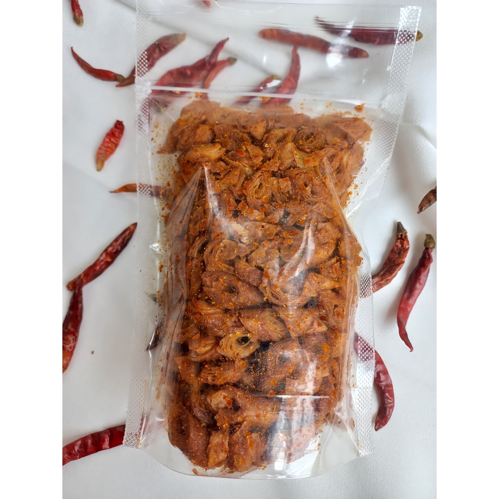 

LUMPIA KERING (LUKER) EXTRA PEDAS 200gram IMakanan Ringan