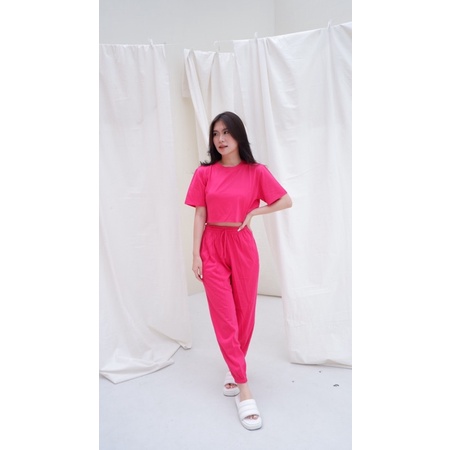 Alexia Jogger Set - Setelan Jogger Wanita Highwaist