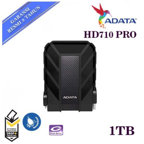 Adata HD710 Pro 1TB - HD HDD Hardisk Eksternal External Antishock Waterproof