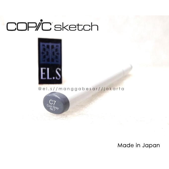 

(BISA COD) Copic Sketch Marker C7 COOL GRAY NO 7 ( CSM ) STOK TERBATAS Kode 1116