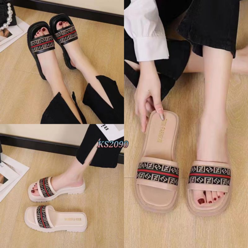 KANOSUE SLOP WEDGES FASHION FF KS2090 IQ