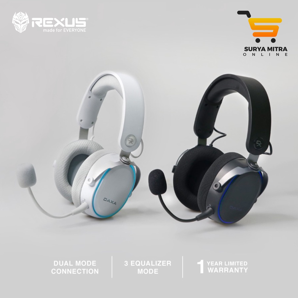 Rexus Headset Gaming Wireless Daxa TS1