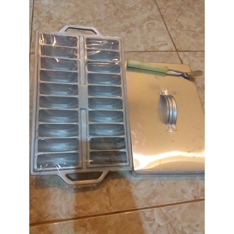 cetakan kue pancong 20 lubang. cetakan kue pukis