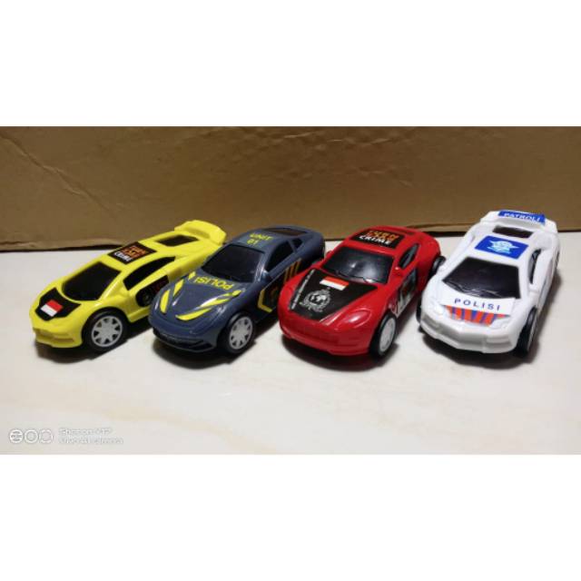 READY MOBIL POLISI indonesia pull back isi 4pcs