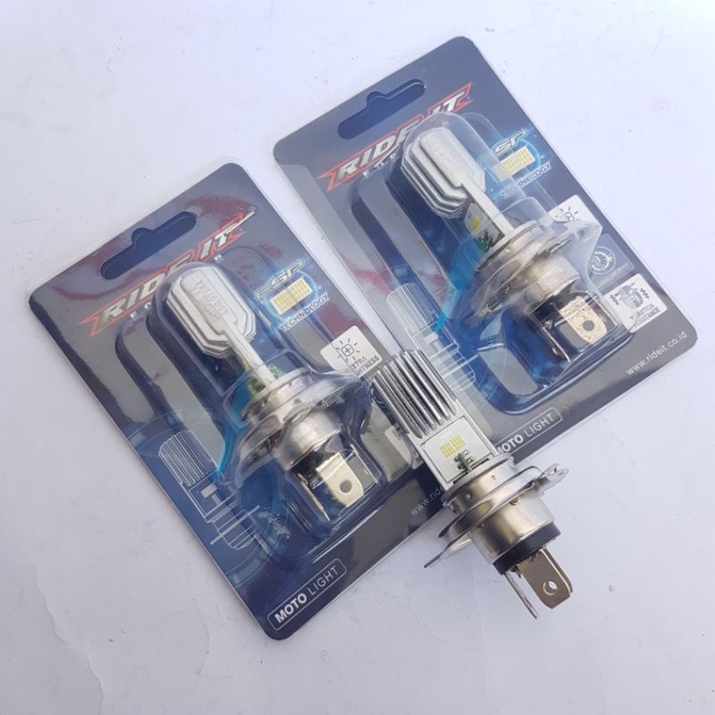 Lampu bohlam Dop Led H4 Type YG 18WX2 Ride It