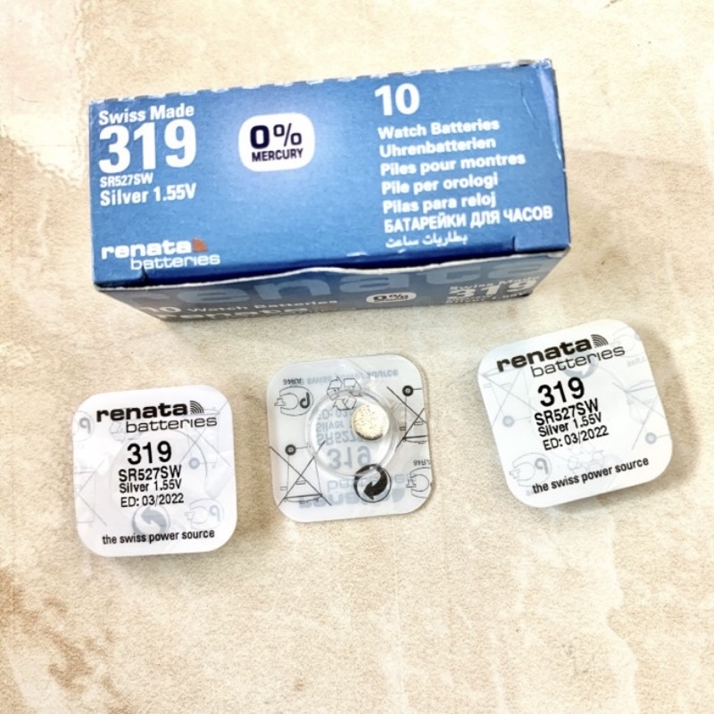 BATERAI RENATA 319 SR527SW ORIGINAL / BATRAI SR527 / BATRE SR 527 SW / SR527W