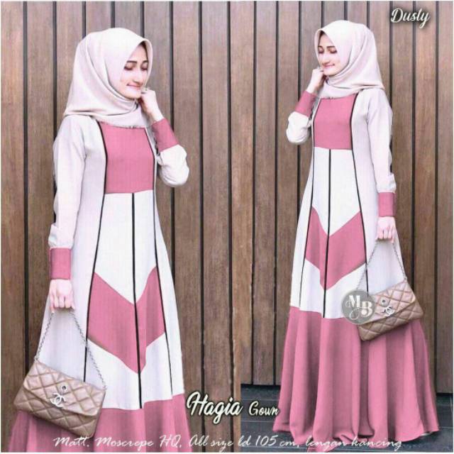 GAMIS SYAR'I GAMIS HAGIA GAMIS MURAH GAMIS MUSLIMAH