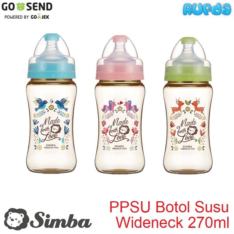 Simba PPSU 270ml Wideneck Botol Susu Motif Dorothy Wonderland