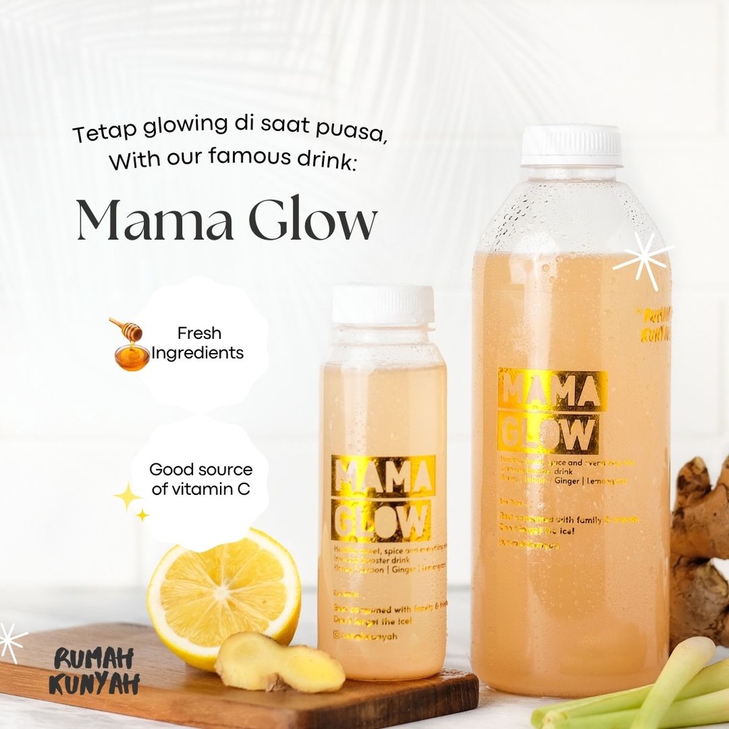 

Jus Segar Lemonade Ginger Lemongrass Honey Mama Glow No Sugar