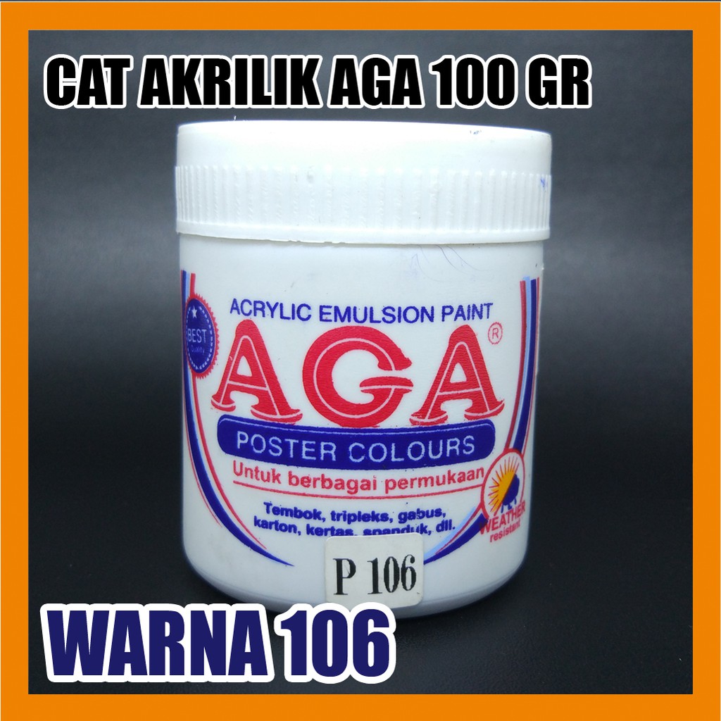 

Cat Akrilik Aga Warna 106 100g