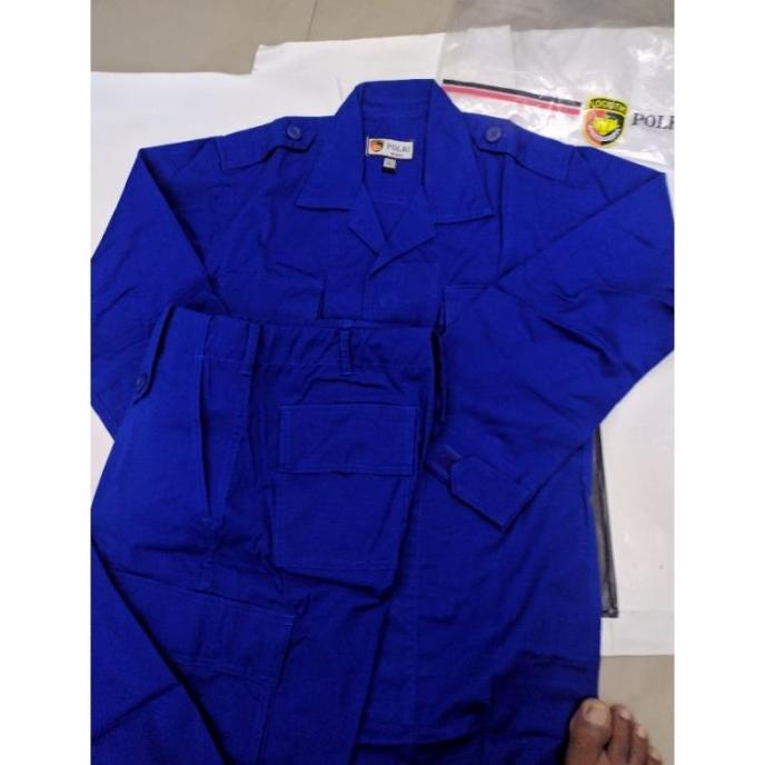 seragam pdl biru polairud TERJANGKAU