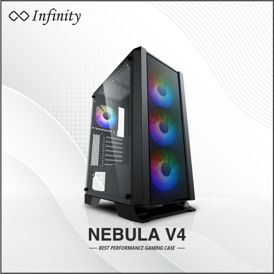 Casing Infinity Nebula V4 1FAN - Casing Gaming Nebula V4 Infinity free 1 fan