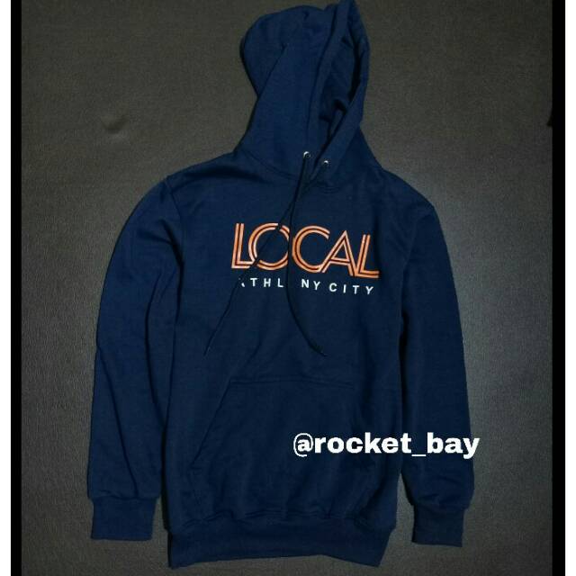 Jaket Hoodie H&M Local Auth NY City new original sweater HnM murah limited edition