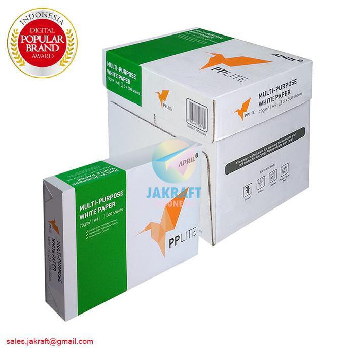 

Gojek - Kertas Hvs A4 75 (70) Gram Gsm Pplite Pp Lite Dari Paperone Anijejestore