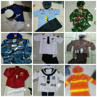 SERAGAM PROFESI ANAK / BAJU KARNAVAL ANAK ATRIBUT LENGKAP
