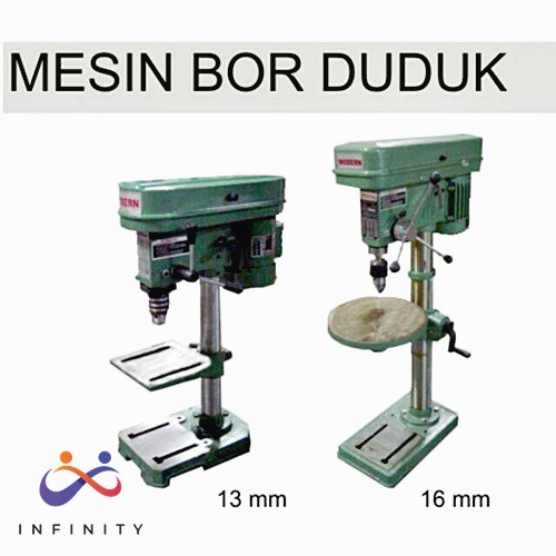 MESIN BOR DUDUK MODERN 16 MM / BENCH DRILL MODERN Model ryu 16MM KUAT AWET INFTY Jkrt