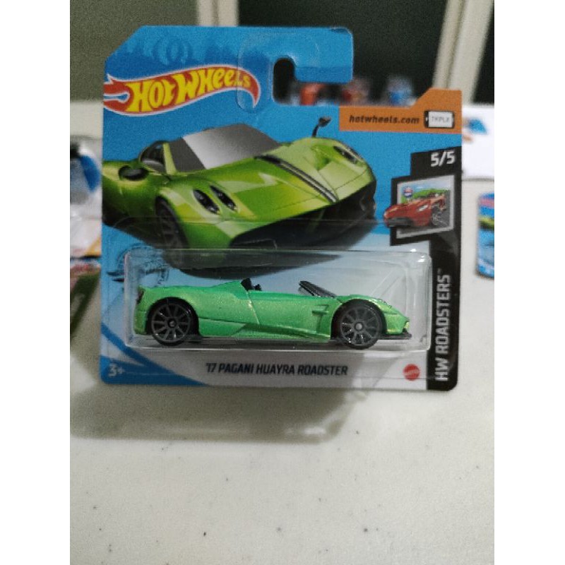 

Hotwheels 17 Pagani Huayra Roadster Green Hotwheel Hot wheels HW