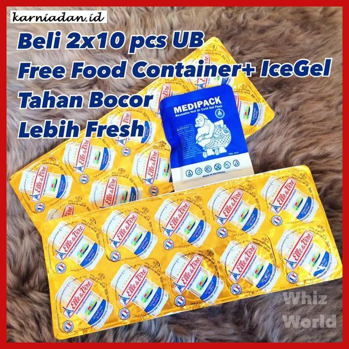 

Rettubagetnem- Elle & Vire Unsalted Butter Ub Baby 10 X 10 Gr Mentega Mpasi Bayi -Asli-Slii.