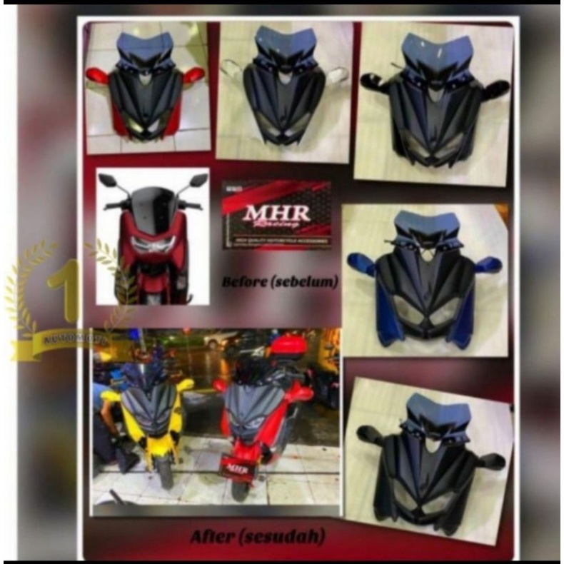 Winshield/ Tameng Depan/ Kedok Yamaha All New Nmax 2020-2022/Nmax old 2015-2019 MHR