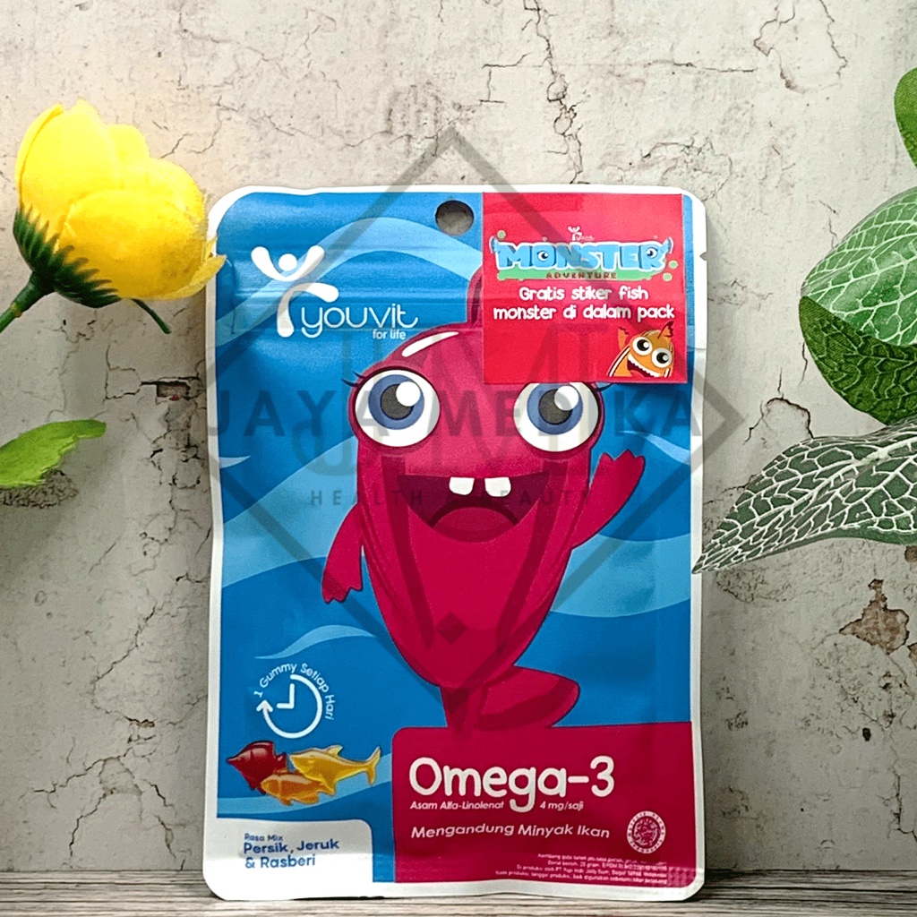 Youvit Omega-3 Anak Isi 7 Gummies