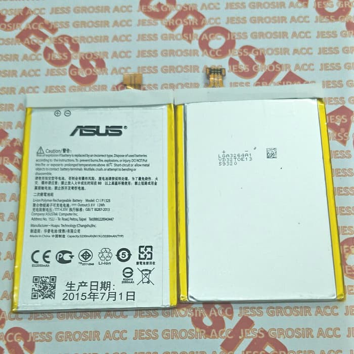 Baterai Original ASUS Zenfone 6 , A600CG , A601CG , A600 , Z002 , T00G , Kode Battery C11P1325