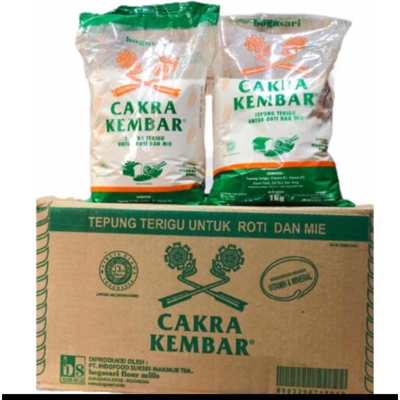 

TEPUNG TERIGU KEMASAN CAKRA 1 kg #BundaFrozenIndramayu