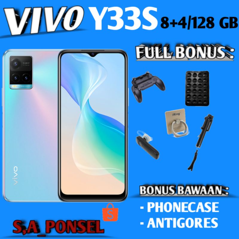 VIVO Y33S RAM 8+4 GB / 128 GB GARANSI RESMI VIVO
