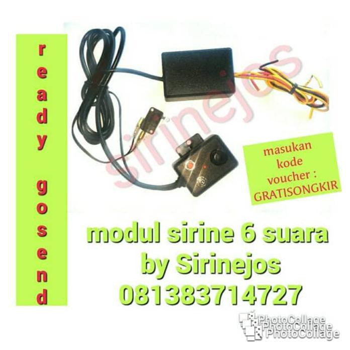 Modul Toa Sirine Polisi Patwal 6 Suara Terbaru Best Quality