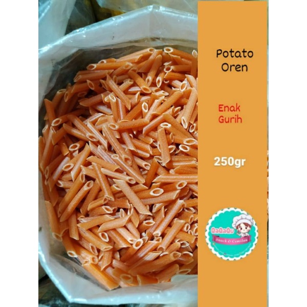 

KERUPUK POTATO SELANG ORANGE (MENTAH)