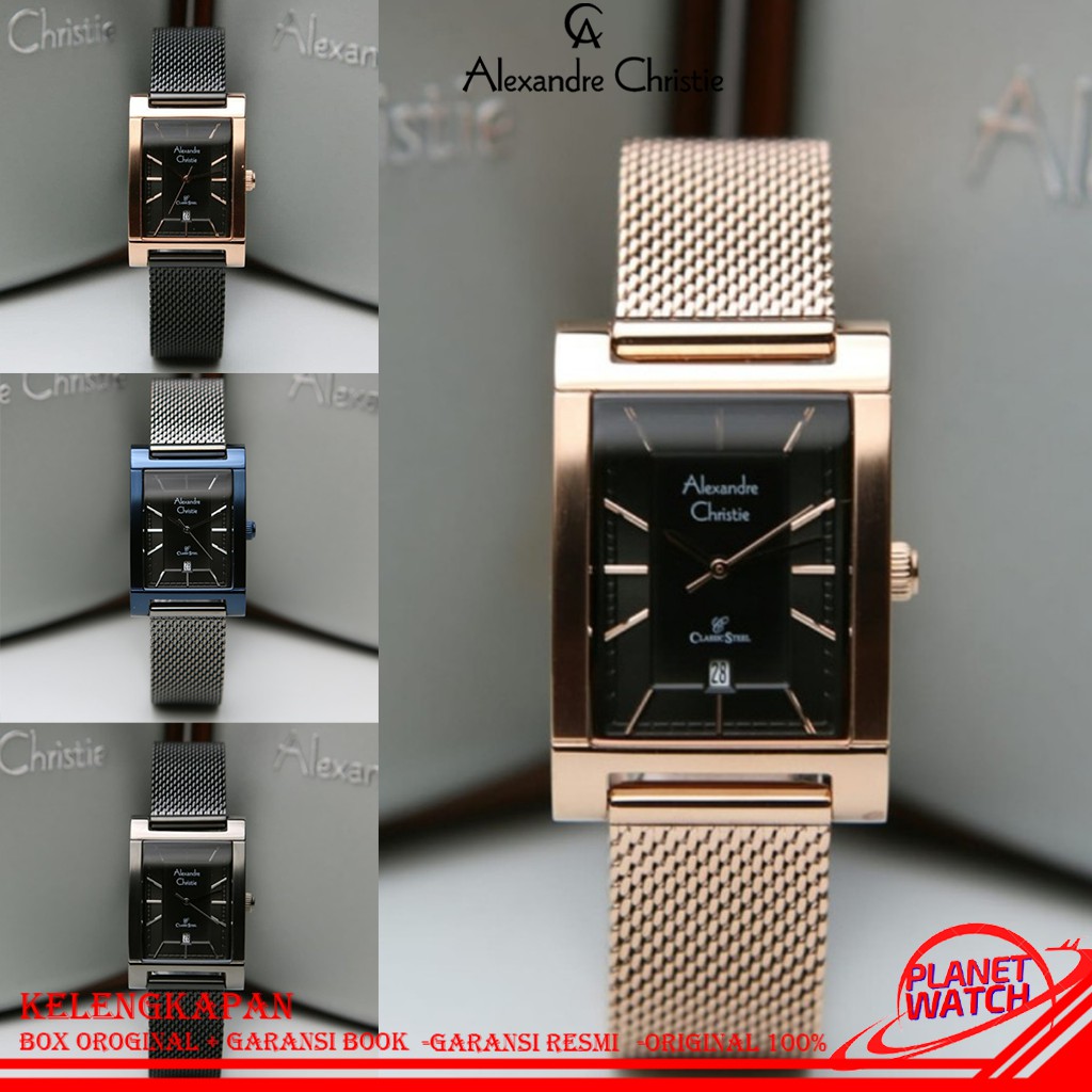 ALEXANDER CHRISTIE WANITA ORIGINAL JAM TANGAN ALEXANDRE CHRISTIE WANITA JAM ALEXANDER CRISTIE 2863