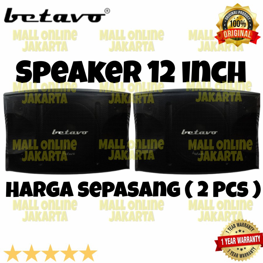 Speaker Pasif karaoke 12 inch Betavo Bps4512 Original Pasiv Bps 4512