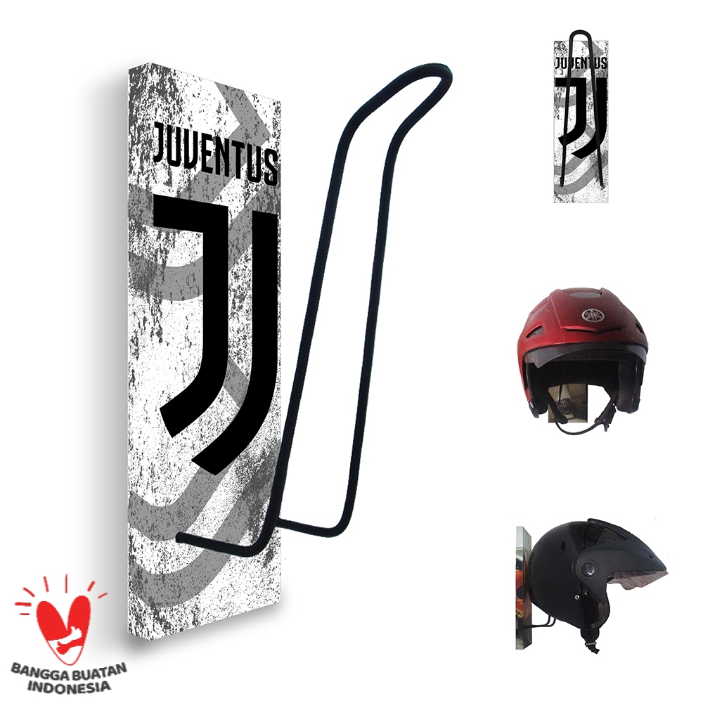 GANTUNGAN HELM - TEMPAT HELM - RAK HELM MOTOR - JUVENTUS 107